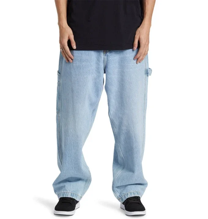 Jeans da carpentiere baggy da uomo Worker