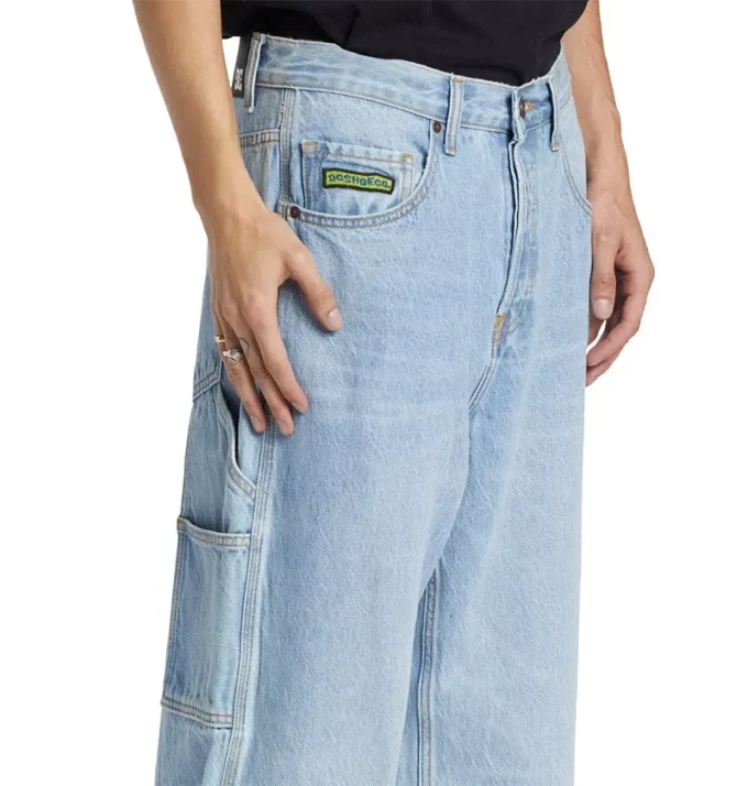 Jeans da carpentiere baggy da uomo Worker