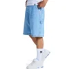 Pantaloncini da lavoro in denim larghi da uomo