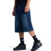Shorts in denim baggy da uomo