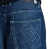 Shorts in denim baggy da uomo