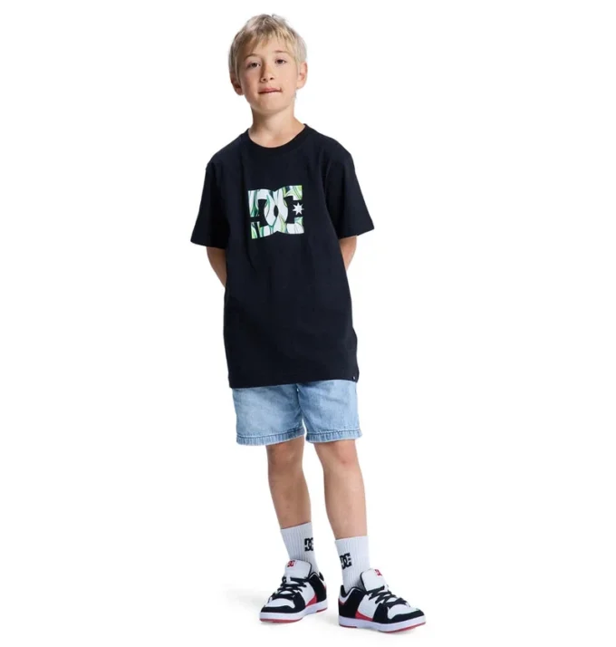 T-shirt a manica corta DC Star Filled per bambini